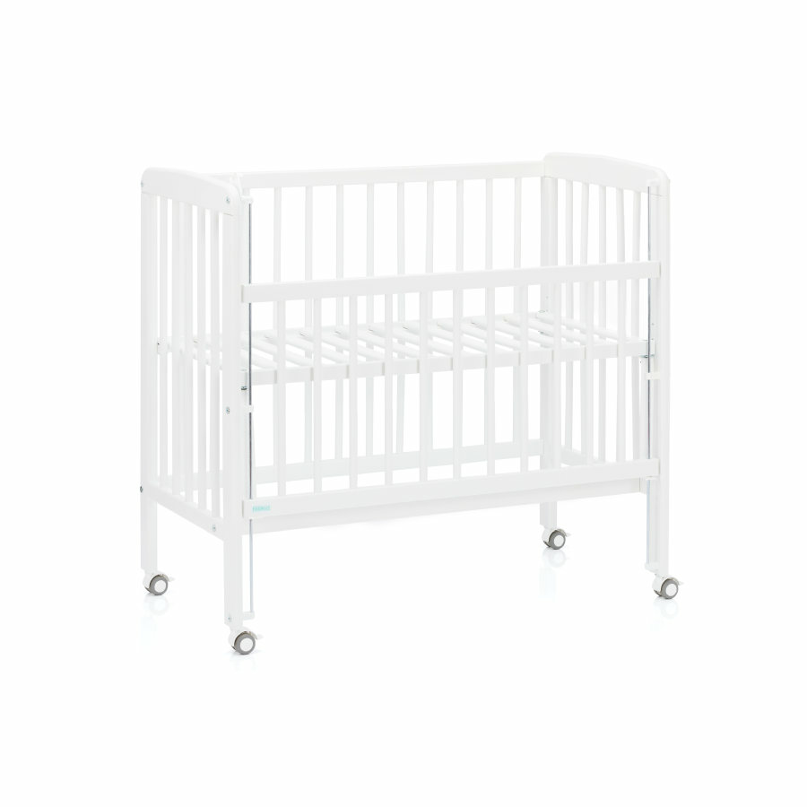 B-Ware Fillikid Nino Beistellbett Babybett Gitterbett Babygitterbett Bett Weiß 90x45 Cm - 9120123441847