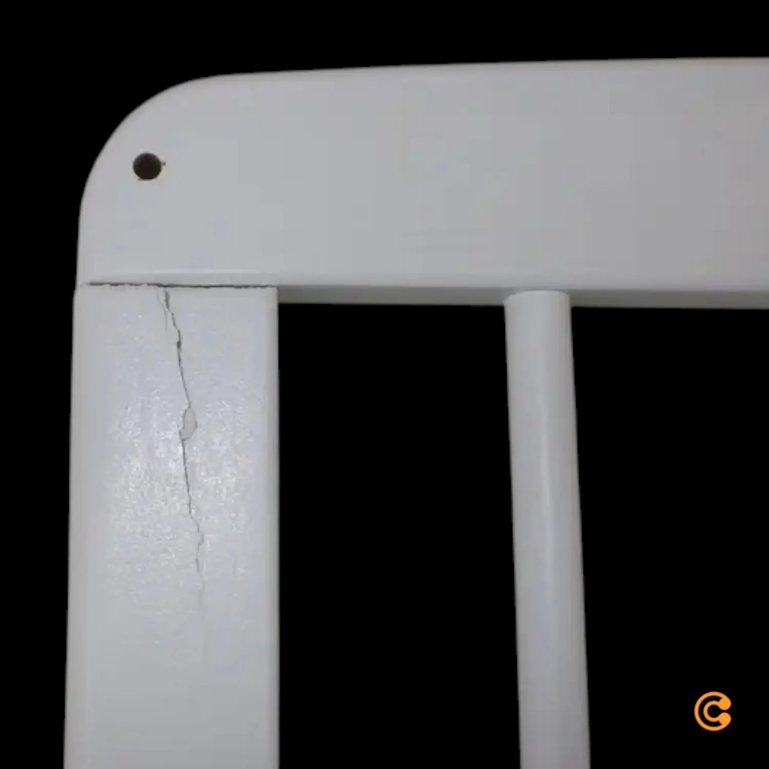 B-Ware Fillikid Nino Beistellbett Babybett Gitterbett Bett Weiß 90x45cm Siehe Text/Foto - 9120123441847