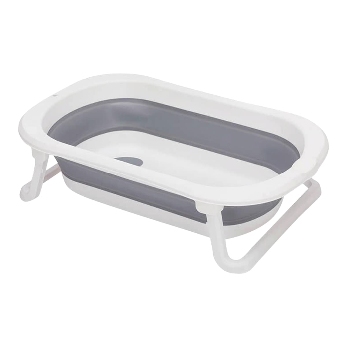 B-Ware Fillikid Faltbadewanne Babywanne Orca Faltbar Grau Weiß Badewanne Kinder37 - 9120129912723
