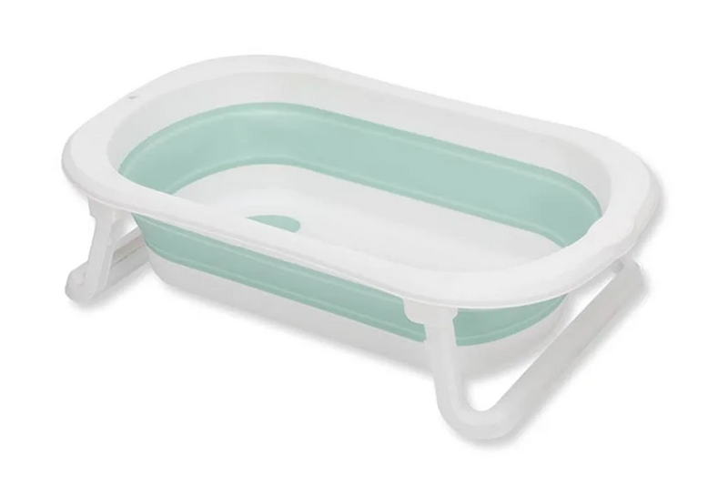 Fillikid Faltbadewanne Babywanne Orca Badewanne Salbei Weiß Faltbar B-Ware