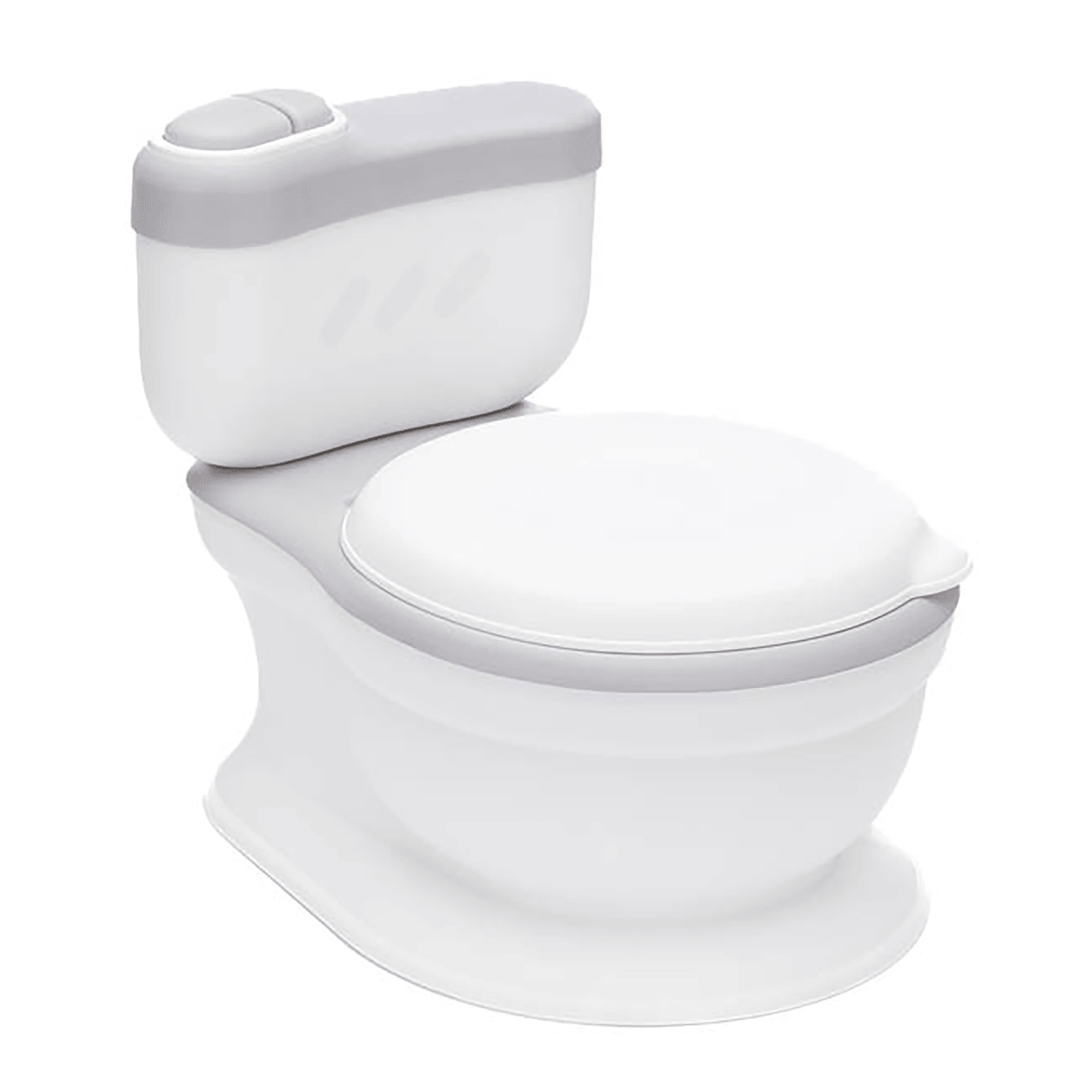 Fillikid Mini Toilette Kindertopf Marlin Grau Weiß Wc Training Aufbewahrungsfach B-Ware