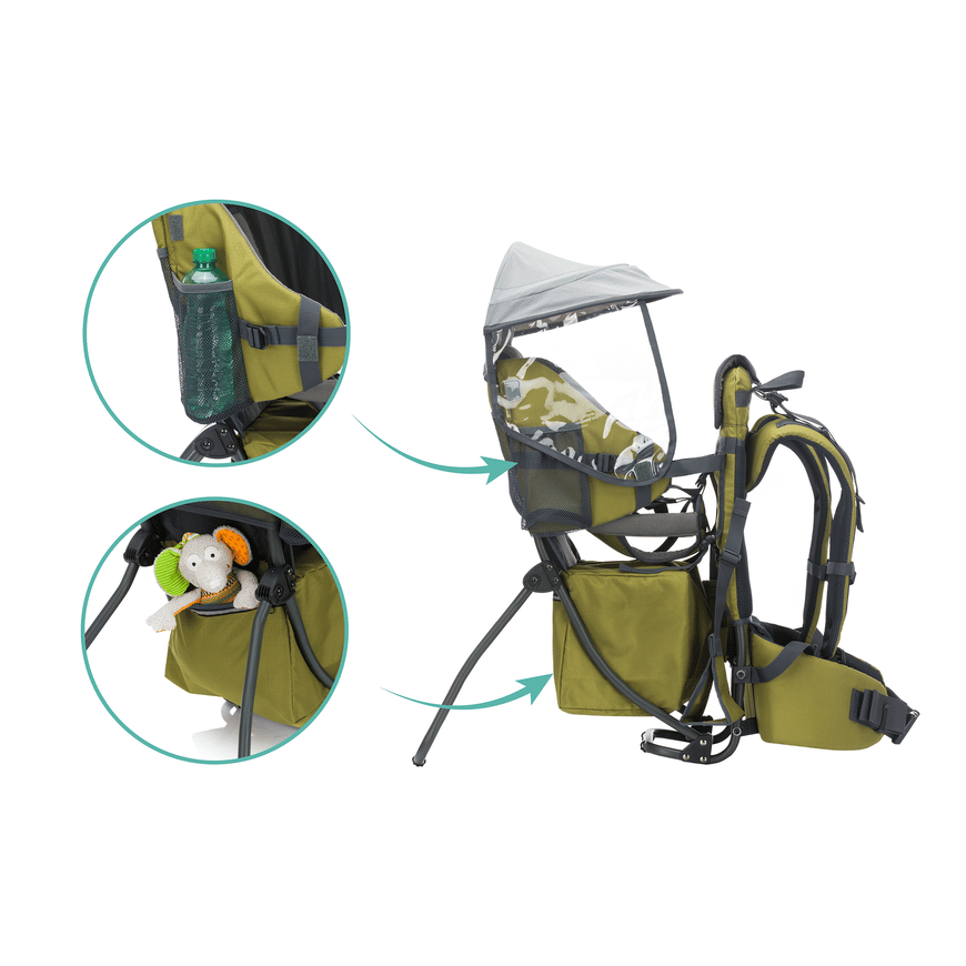 Fillikid Rückentrage Elite Babytrage Kindertrage Rückenstütze Tragetasche  B-Ware