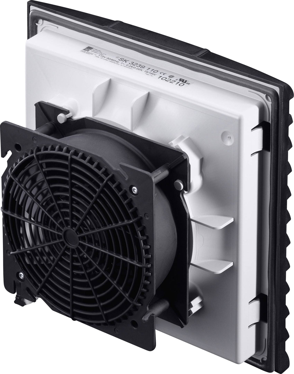 Rittal Filterlüfter 105 m³/h 230 V Grau 204x204x24 mm 1 St. - 4028177663473