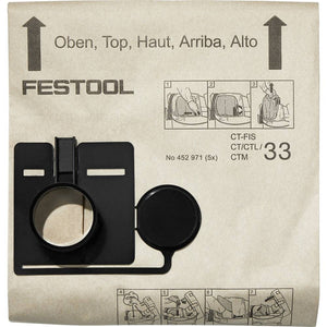 B-Ware Festool 452971 Filtersack 5 St.