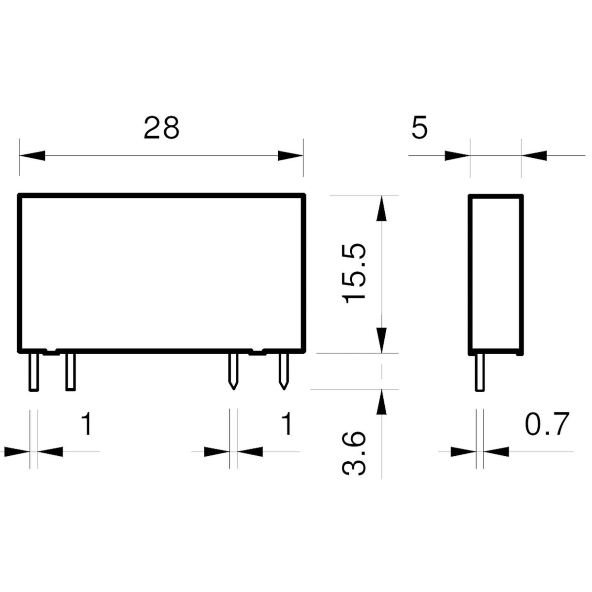Finder Halbleiterrelais Solid State Relais Printrelais 34.81.7.024.8240 Tube - 2050010612364