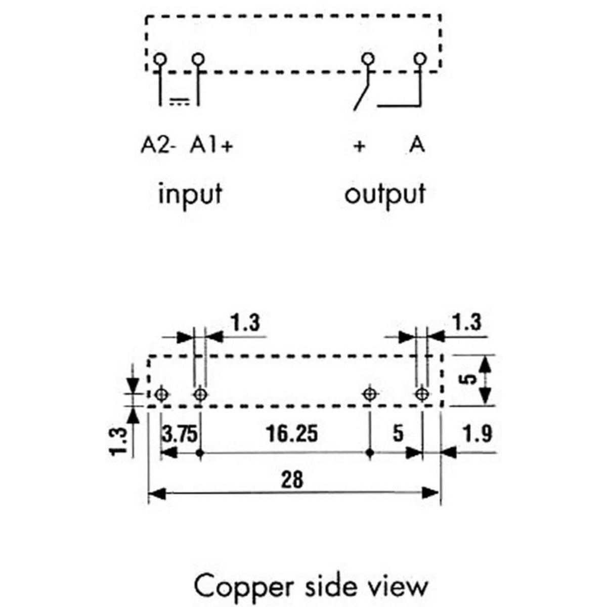 Finder Halbleiterrelais Solid State Relais Printrelais 34.81.7.024.8240 Tube - 2050010612364