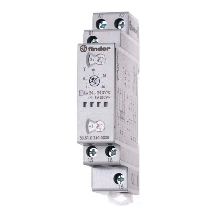 Finder Zeitrelais Multifunktionsrelais 24 240 V Ac/Dc 8 A 80.51.0.240.0000 B-Ware