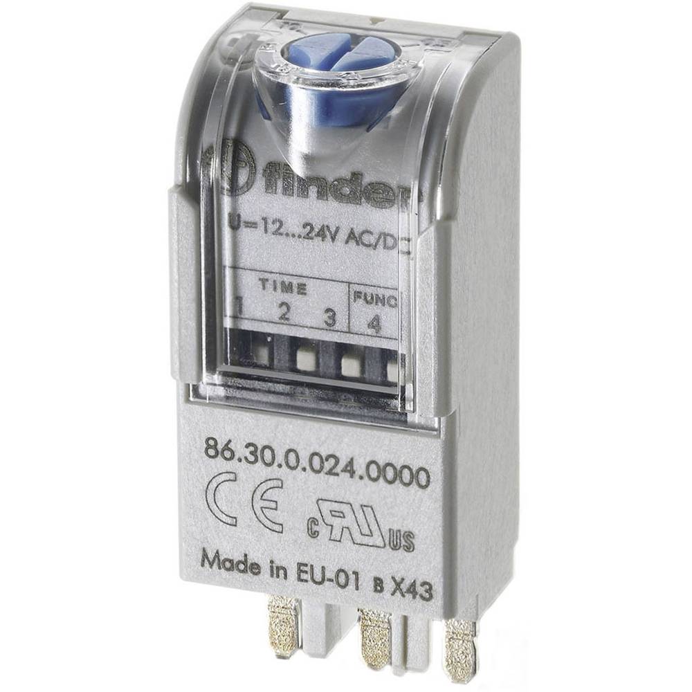 Finder Zeitrelais Zeitmodul Multifunktional Steckanschluss 24 V AC DC - 8012823116105