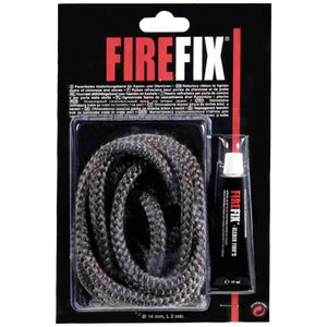 B-Ware Firefix Keramikkordel Dichtschnur Abdichtung Isolierung 2 Meter Kleber