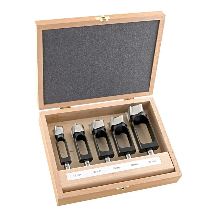 B-Ware Fisch Zapfenschneidersatz Set Holzbearbeitung Hss 5tlg 15 35mm Holzkassette - 9002696282969