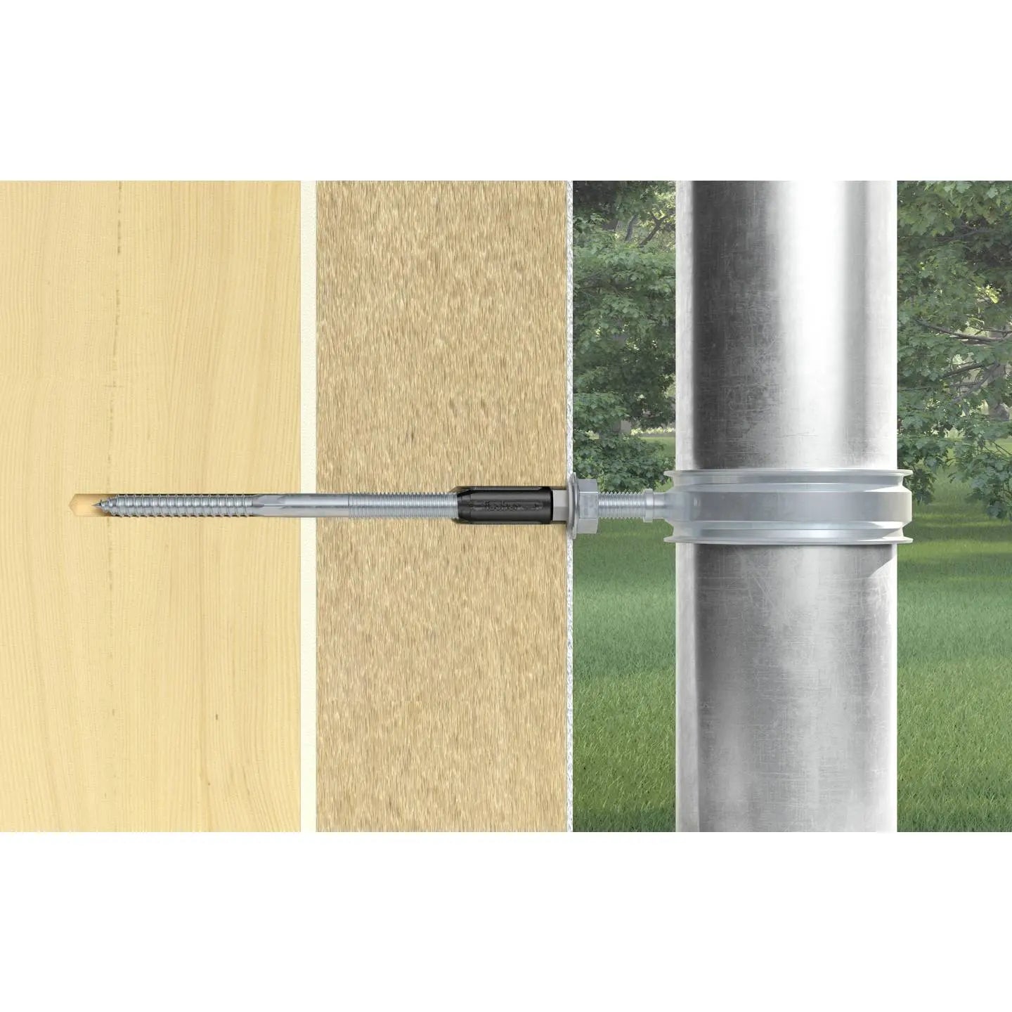 B-Ware Fischer Abstandsmontagesystem Montage Set Ther Max Dübel Befestigung 2 Stück - 4048962166842