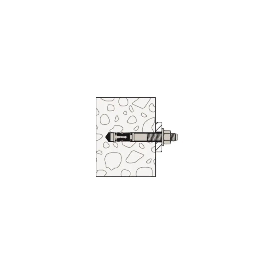 B-Ware Fischer Bolzenanker Anker Faz Ii Plus M12 80 Mm Beton Stahlfaserbeton 20 Stück - 4048962462159