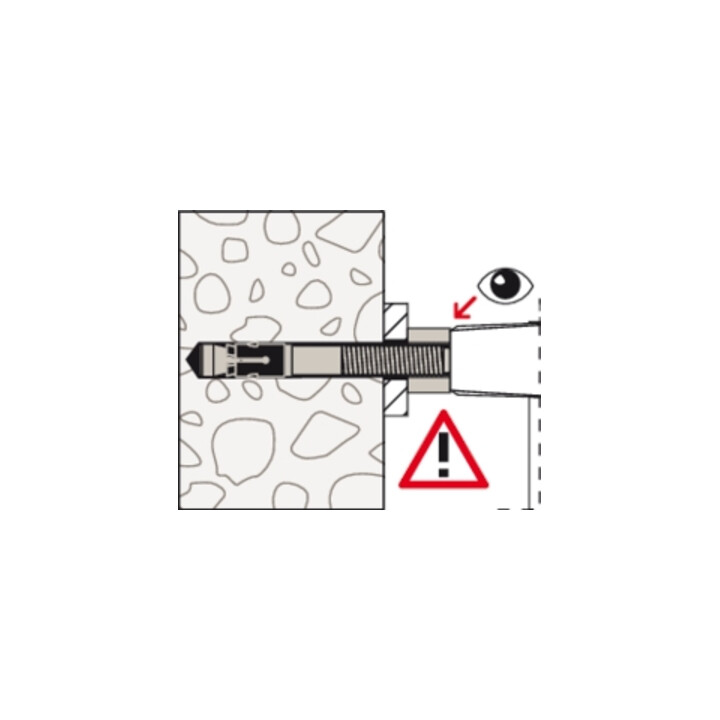B-Ware Fischer Bolzenanker Anker Befestigung M12 Verzinkt Faz Ii Plus 12 100 10 Stück - 4048962462166