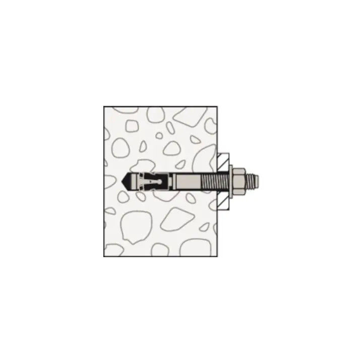 B-Ware Fischer Bolzenanker Dübel Faz Ii Plus M12 Anker Beton Montage 10 Stück - 4048962462180