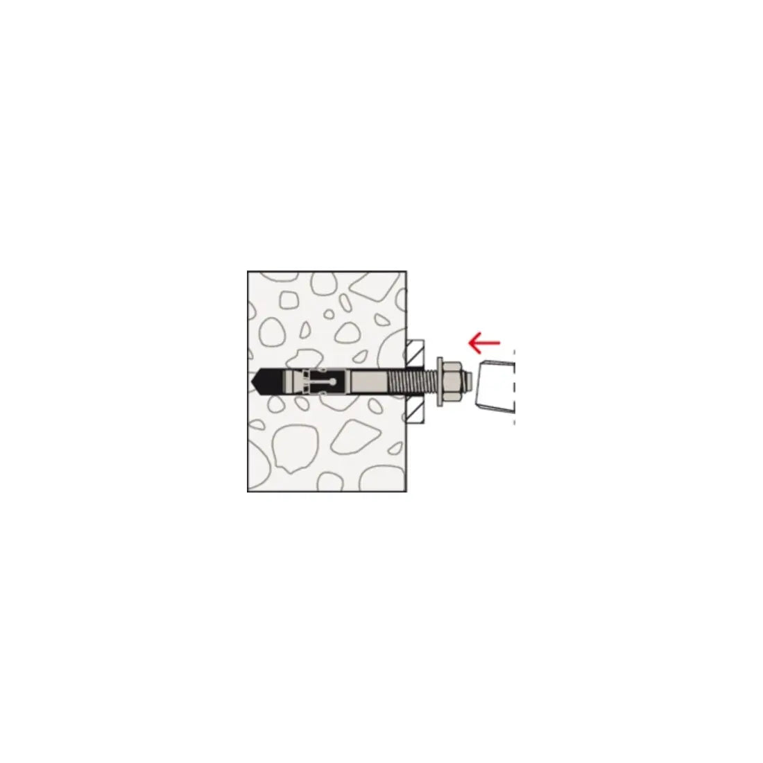 B-Ware Fischer Bolzenanker M16 300 Schwerlastanker Anker Faz Ii Plus Beton 10 Stück - 4048962462265