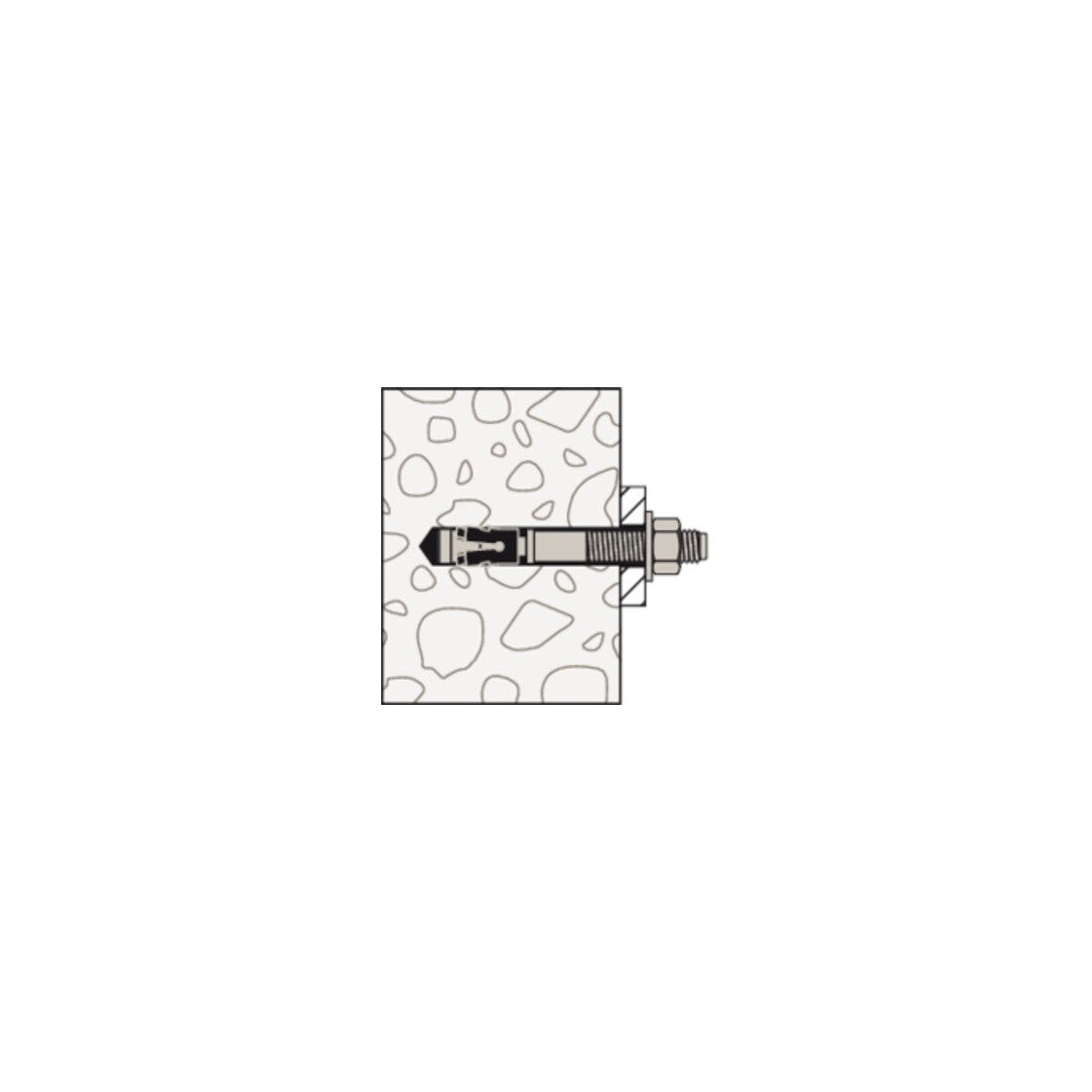 fischer Bolzenanker M16 300 Schwerlastanker Anker FAZ II Plus Beton 10 Stück - 4048962462265