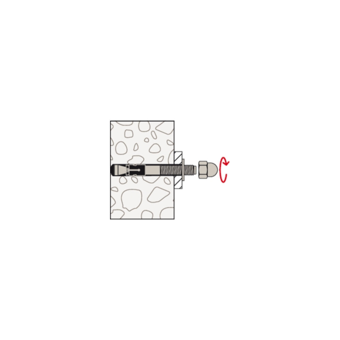 fischer Bolzenanker M16 300 Schwerlastanker Anker FAZ II Plus Beton 10 Stück - 4048962462265