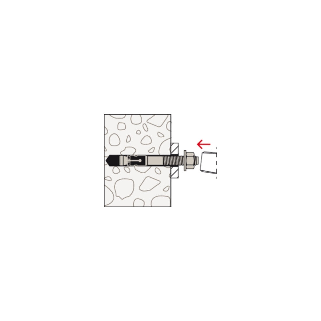 fischer Bolzenanker M16 300 Schwerlastanker Anker FAZ II Plus Beton 10 Stück - 4048962462265