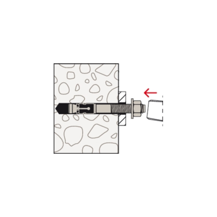 Fischer Bolzenanker Anker Metall Faz Ii Plus 10/10 H R Beton Einsatz Eta B-Ware - 4048962463163