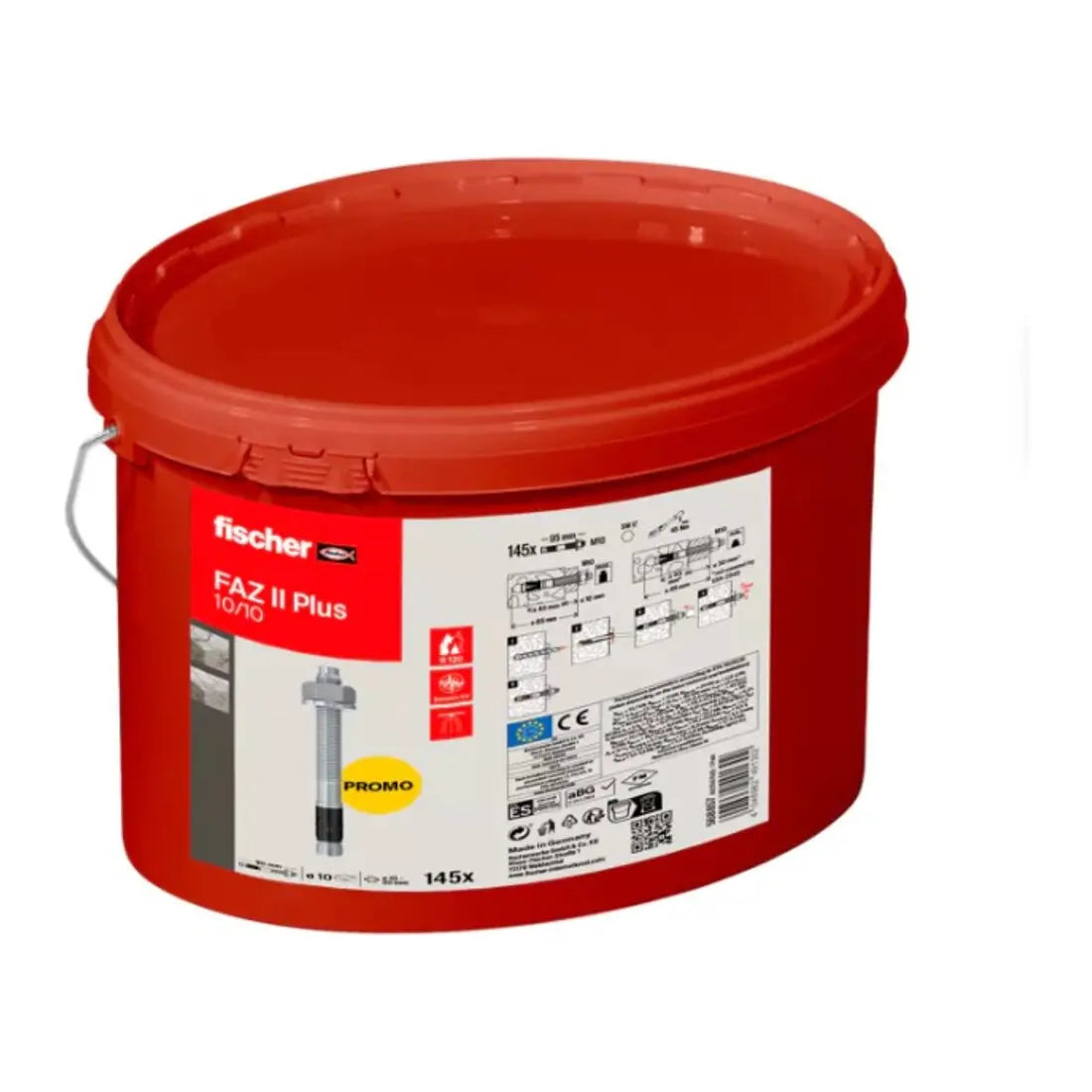 B-Ware Fischer Bolzenanker Schwerlastanker Faz Ii Plus Eimer Stahlanker Verankerung - 4048962491302