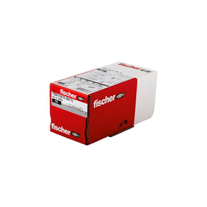 Fischer Bolzenanker 50 Stk. Anker Schraube Fbn Ii 8/10 Metall Befestigung B-Ware