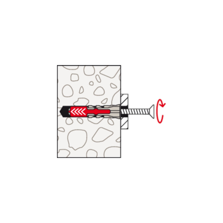 B-Ware Fischer Dübel Befestiger Duopower 10 X80 Ld Nylon Bohrloch Haltewert 3 Sets - 4048962262193