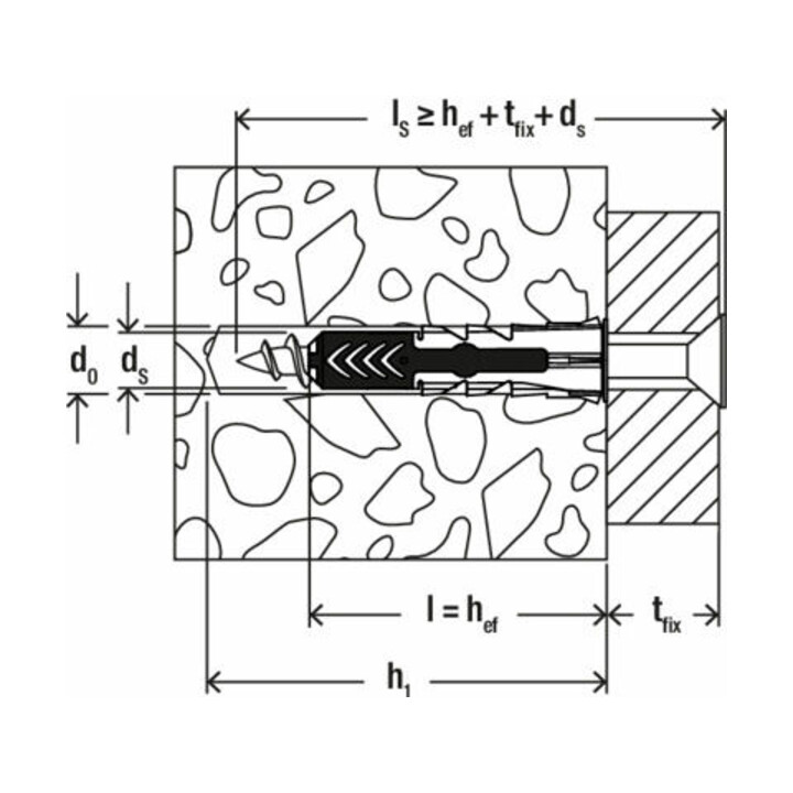 B-Ware Fischer Dübel Befestiger Duopower 10 X80 Ld Nylon Bohrloch Haltewert 3 Sets - 4048962262193