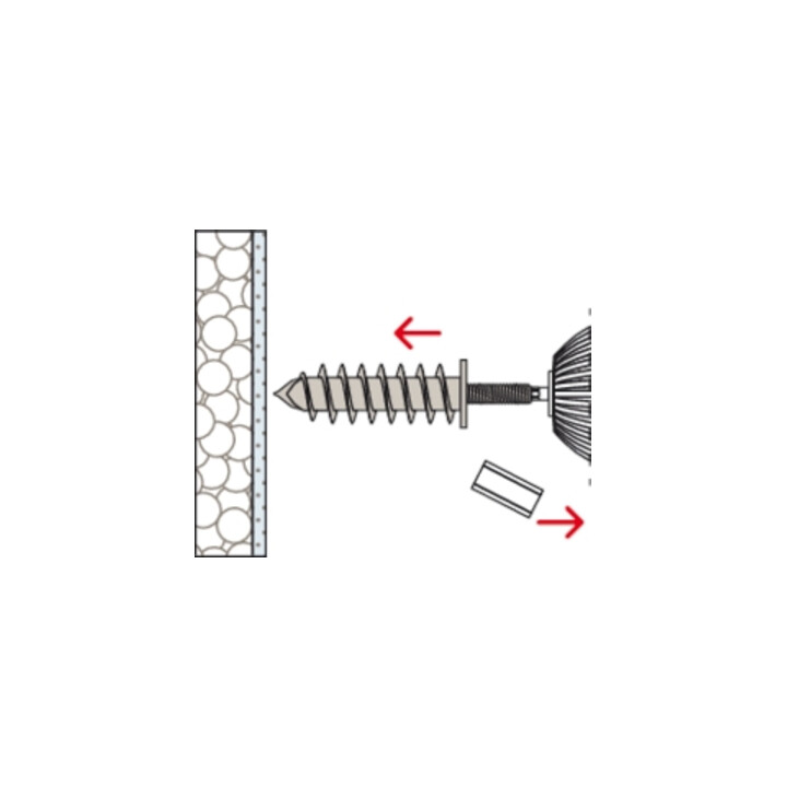 B-Ware Fischer Dämmstoffdübel Fid R Zl B Isolierdübel Befestigung Wdvs Weiß - 4048962344028