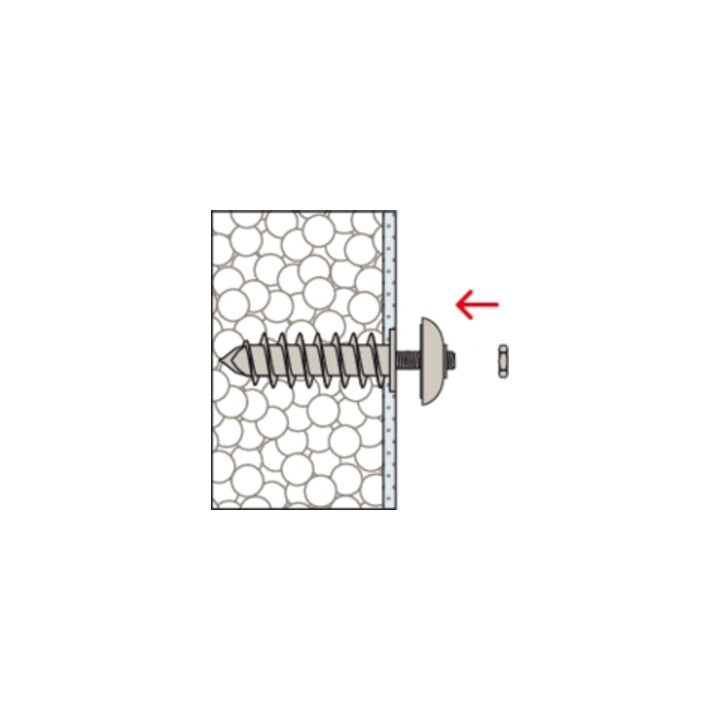 B-Ware Fischer Dämmstoffdübel Fid R Zl B Isolierdübel Befestigung Wdvs Weiß - 4048962344028