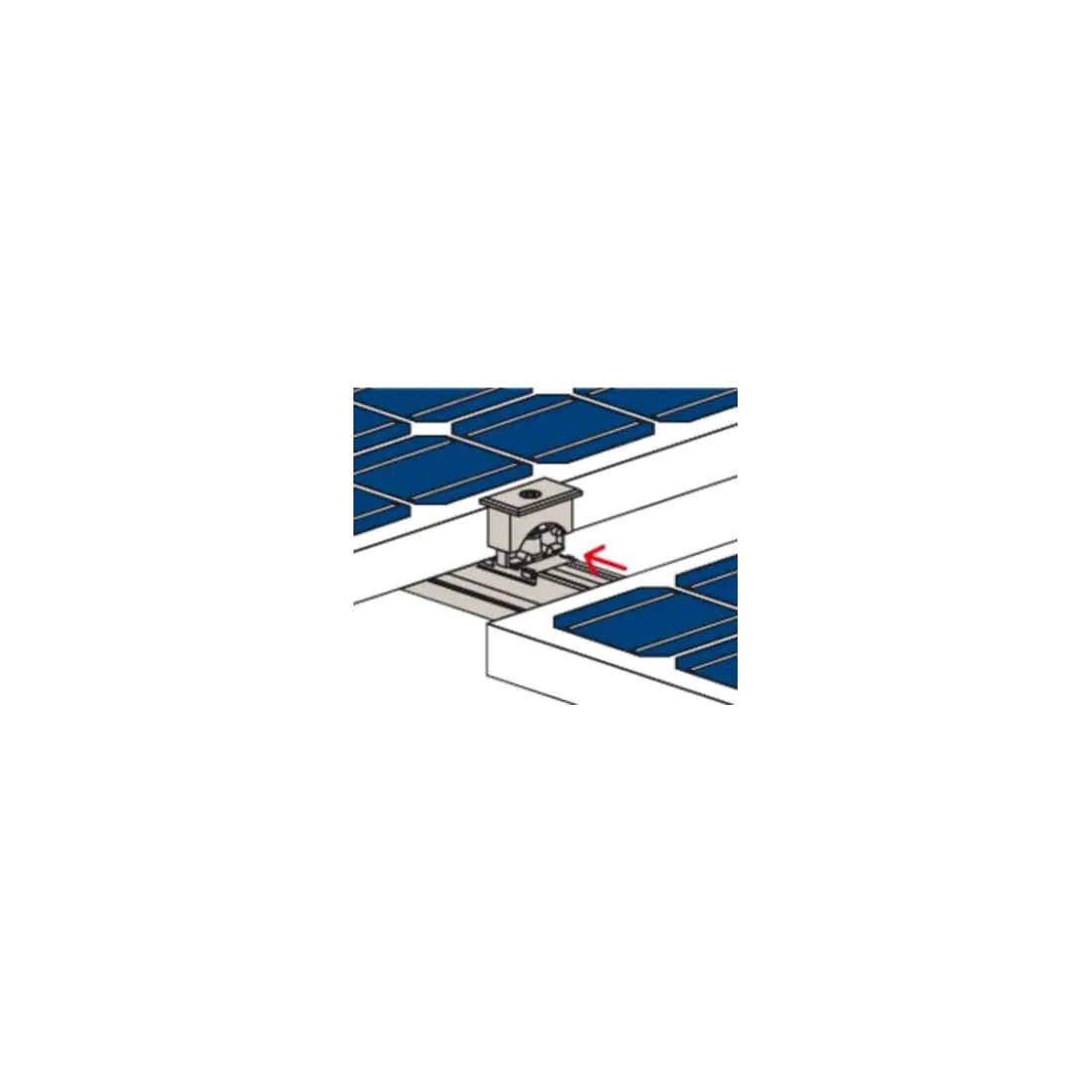B-Ware Fischer Erdungsclip A2 Klemme Terragrif Photovoltaik Modul Edelstahl 500 Stück - 4048962548914