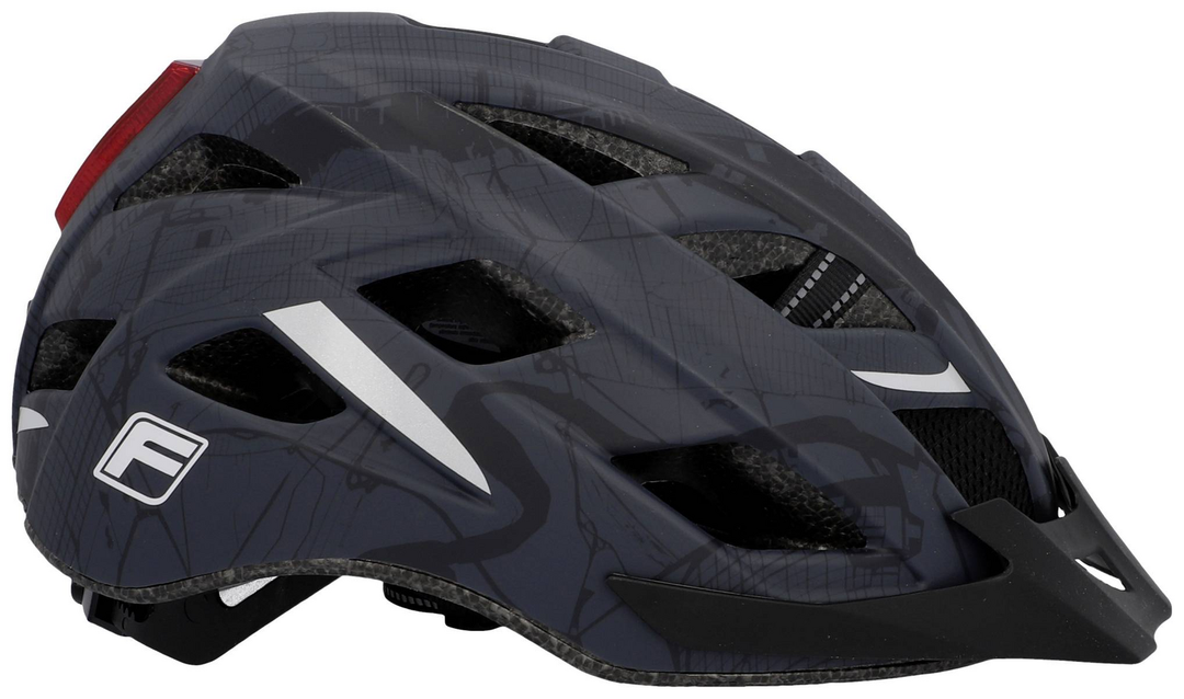 Fischer Fahrrad Helm Kopfschutz Pedelec Helm Schwarz Konfektionsgröße S/M 52 59 B-Ware - 4008153504495