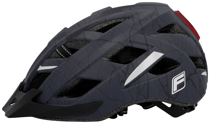 Fischer Fahrrad Helm Kopfschutz Pedelec Helm Schwarz Konfektionsgröße S/M 52 59 B-Ware - 4008153504495