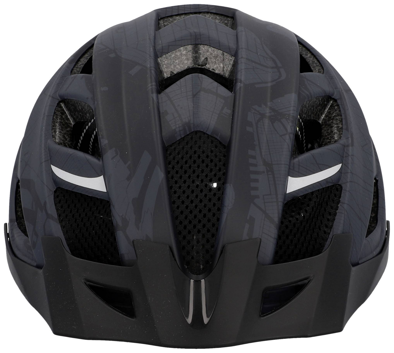 B-Ware Fischer Fahrrad Helm Kopfschutz Pedelec Helm Schwarz Konfektionsgröße S/M 52 59