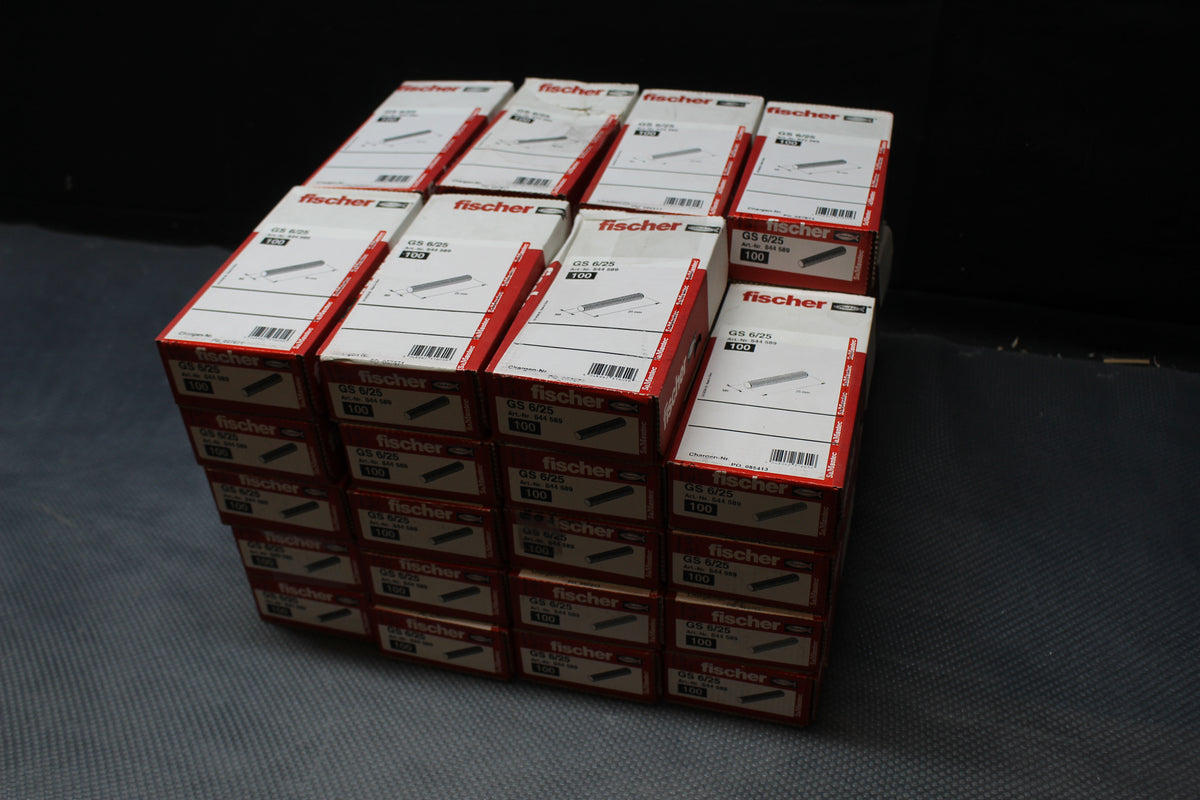 Fischer Gewindestift Stiftschraube GS 6/25 544589 Verbindungselement 39 SETS - 4048962316056