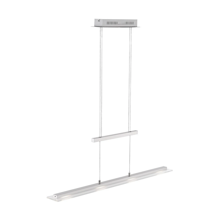 Fischer & Honsel Led Hängeleuchte Pendelleuchte Tenso Nickel 115 Cm Metall Cct B-Ware