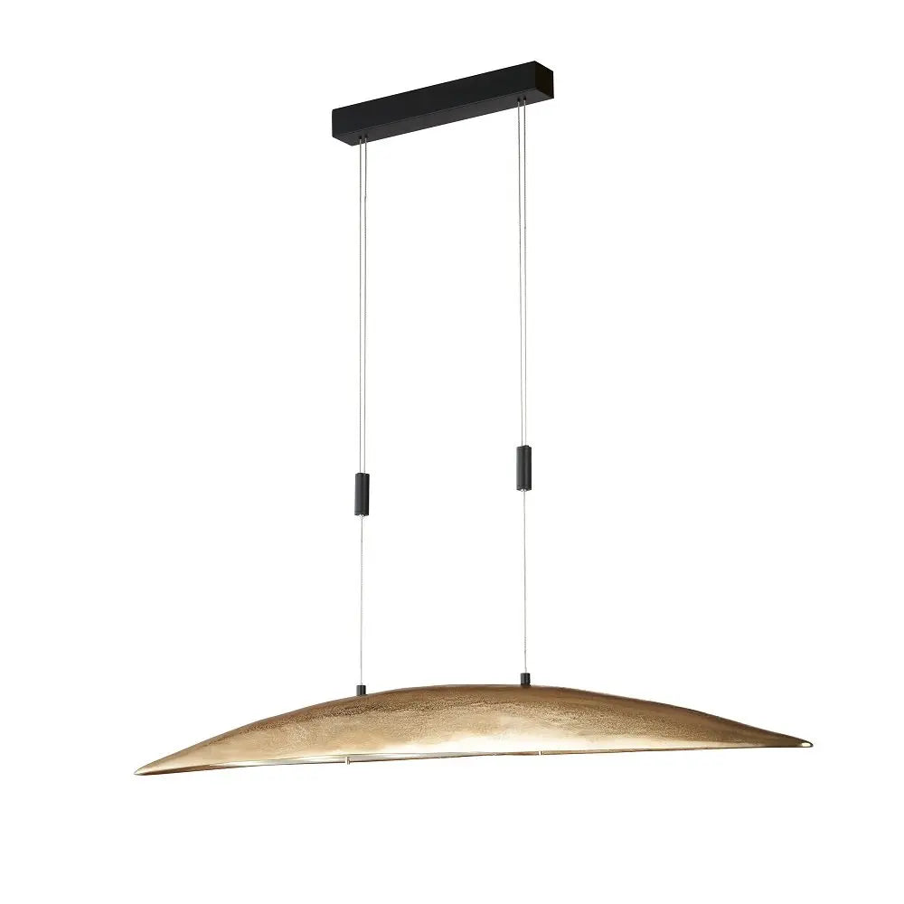 B-Ware Fischer & Honsel Hängeleuchte Pendelleuchte Led Leuchte Colmar Gold Antik 131 Cm - 4003694610919