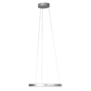 B-Ware Fischer Honsel Hängeleuchte Led Sirko Nickel Weiß Fernbedienung ø 50 Cm Cct 40 W