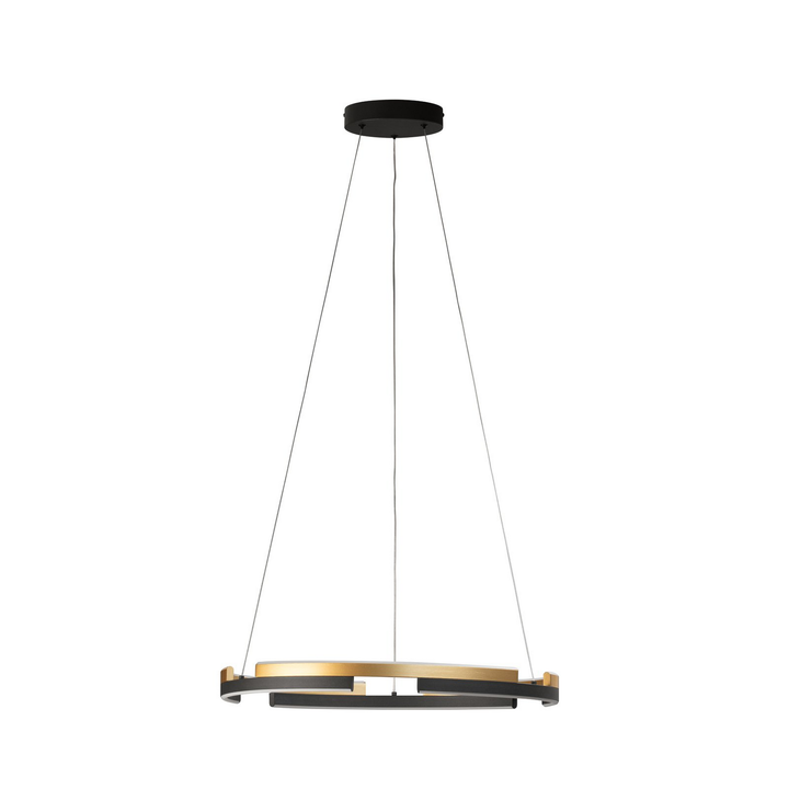 Fischer Honsel Led Pendellampe Hängelampe Circly Cct Dimmbar Schwarz Gold Weiß B-Ware