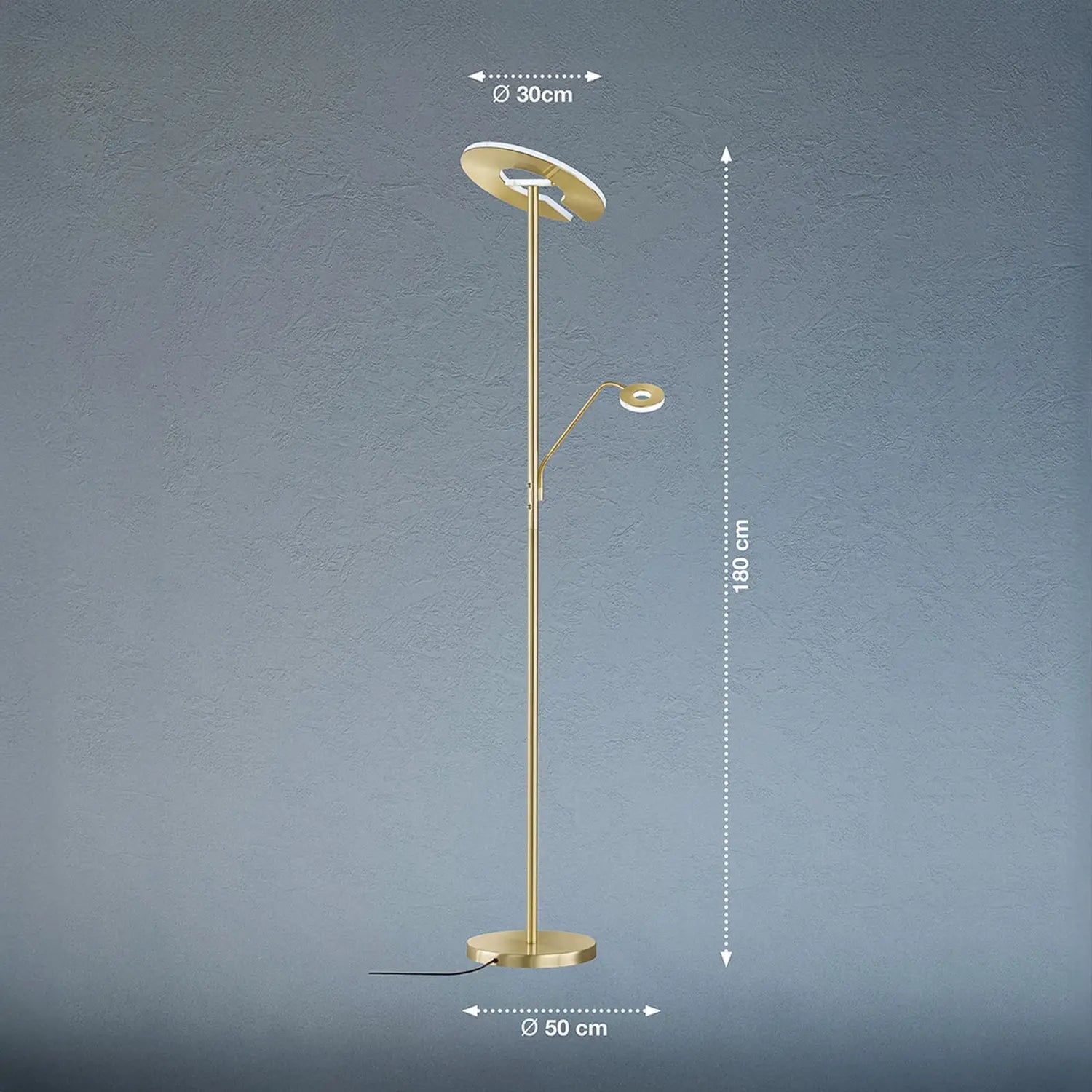 B-Ware Fischer & Honsel Dent Stehlampe Stehleuchte Lampe Wohnzimmerlampe Siehe Text - 4003694403160