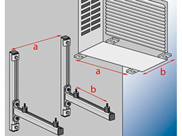 Fischer Konsolenset Wandkonsole Außenwandhalter Innenwandhalter Klimagerät Set B-Ware - 4048962377934