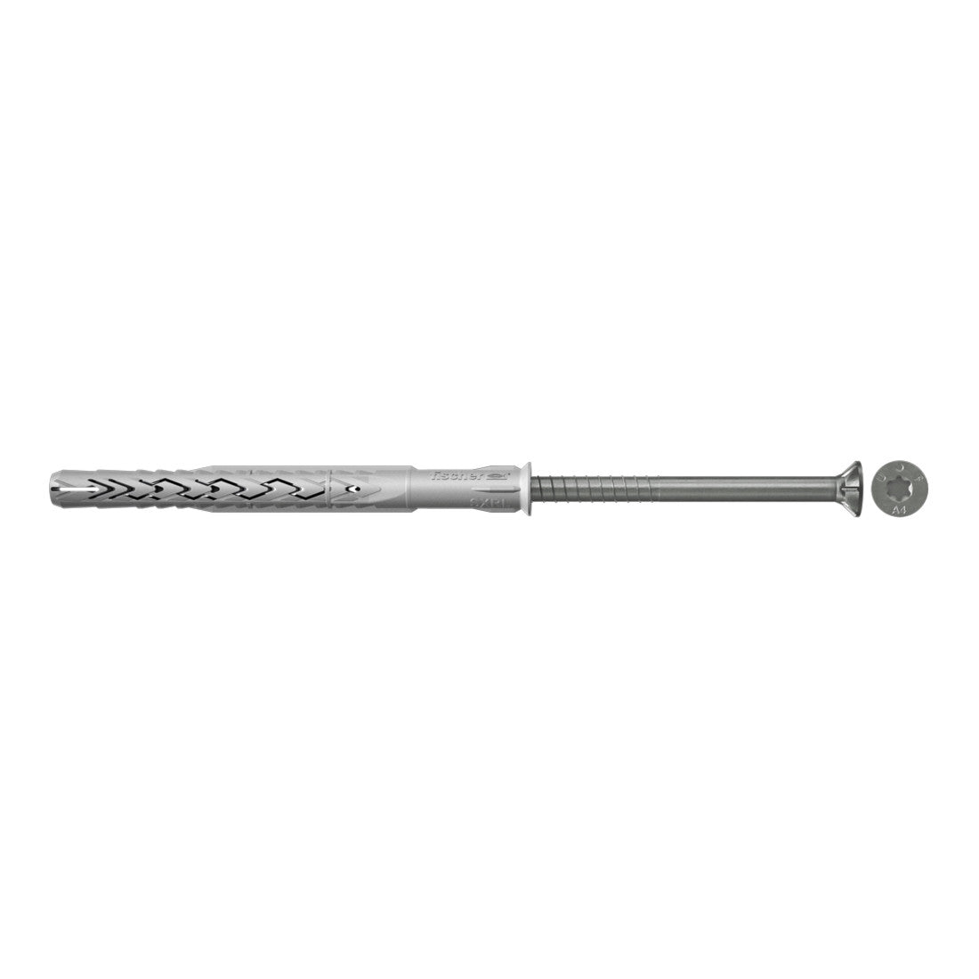 Fischer Langschaftdübel Spreizdübel SXRL Schraube Senkkopf 10x230 T A4 50 STÜCK - 4048962180916