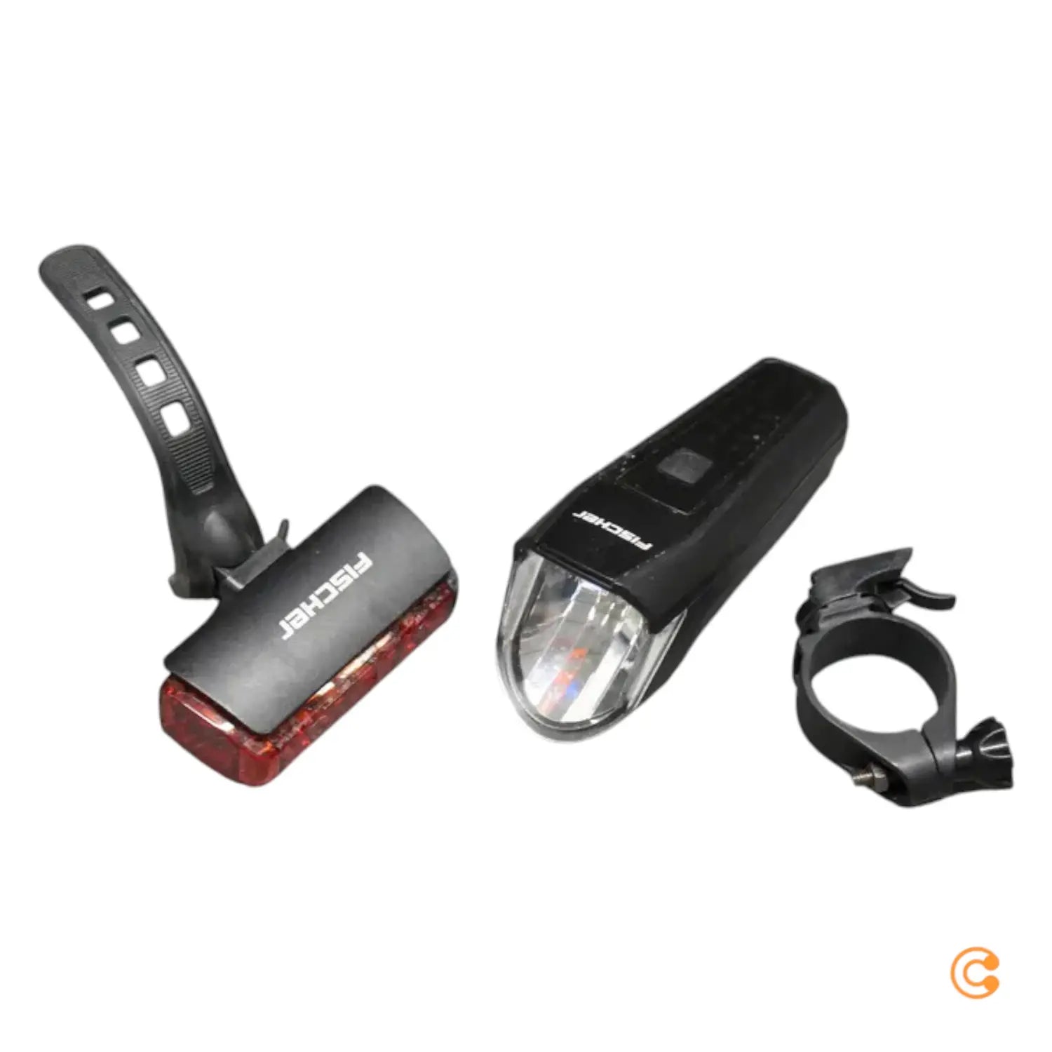 C-Ware Fischer Led Akku Beleuchtung Set Fahrradbeleuchtung 110 Lux Siehe Text/Foto - 4008153048401