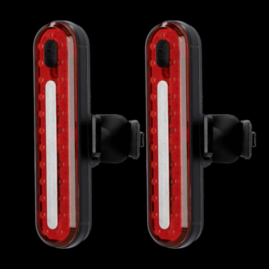 Fischer Fahrrad Led Akkubetrieben Schwarz Fahrrad Rücklicht 2 Stück B-Ware - 4008153029172