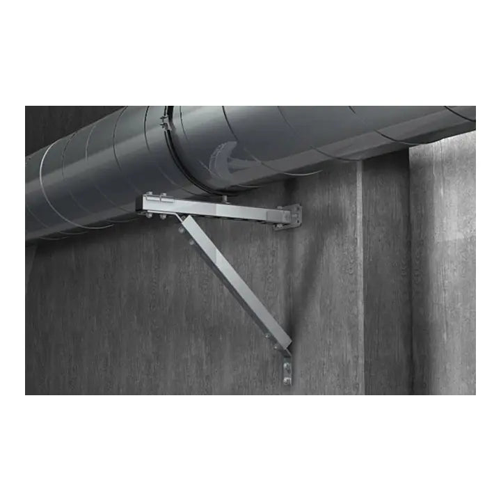 B-Ware Fischer Lüftungskanalschelle Halterung Rohrschelle 200mm Zweischraubigkeit Stahl - 4006209795002