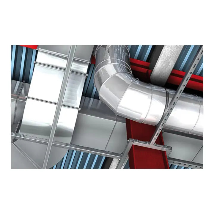 B-Ware Fischer Lüftungskanalschelle Halterung Rohrschelle 200mm Zweischraubigkeit Stahl - 4006209795002