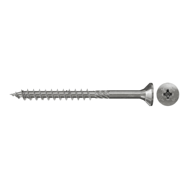 Fischer Schraube Befestiger Power Fast Holzbau Senkkopf Teilgewinde 6x100 A2 Pz   B-Ware - 4048962041750