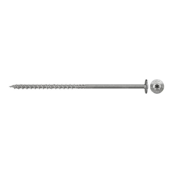 Fischer Schraube Befestigung Power Fast Tellerkopf 6x160 Edelstahl Holz 100 Stück B-Ware - 4048962125801