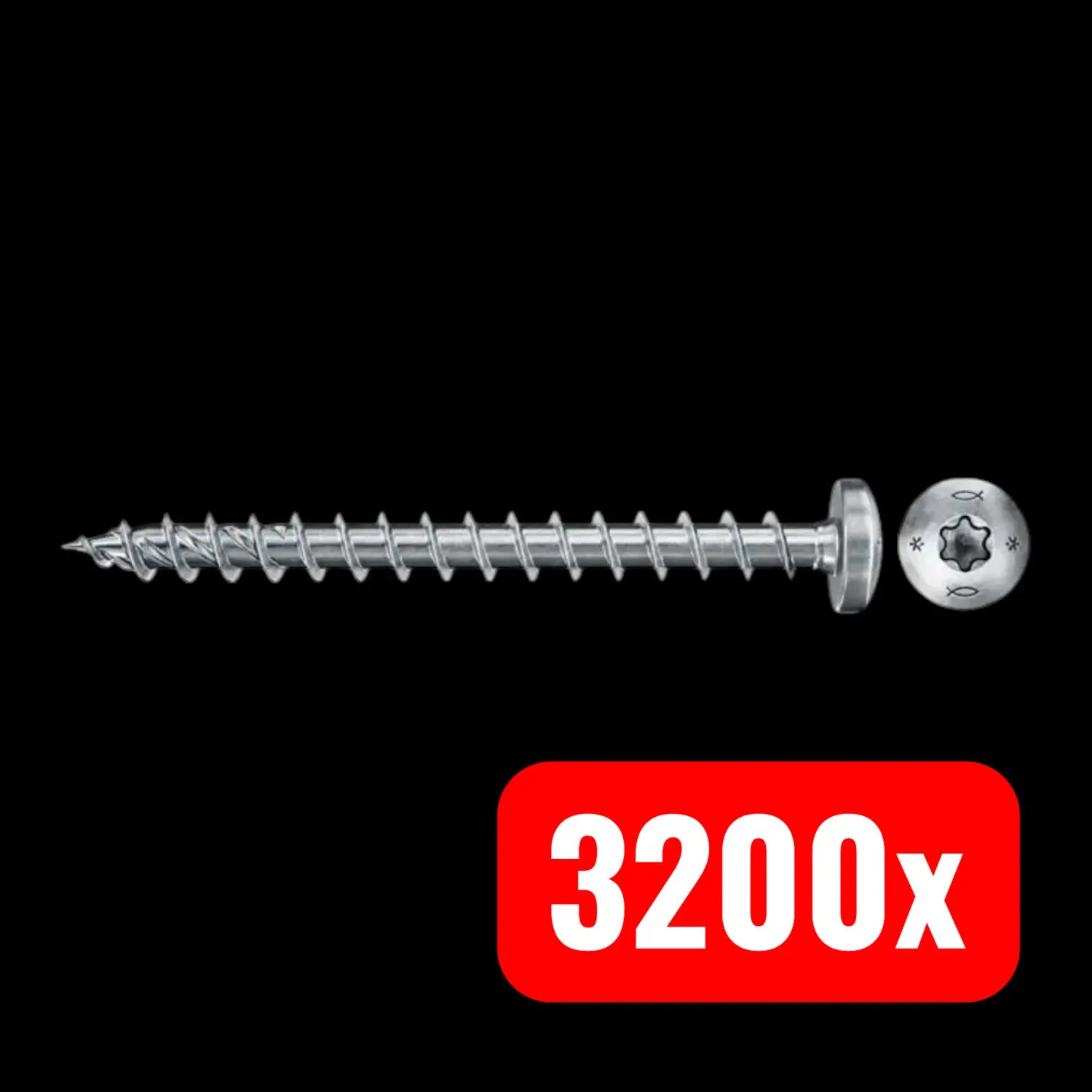 B-Ware Fischer Power Fast Ii Schraube Befestigung 4,5x30 Ph Blvz Tx 20 Vg 3200 Stück - 4048962371888