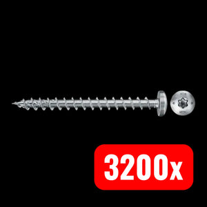 B-Ware Fischer Power Fast Ii Schraube Befestigung 4,5x30 Ph Blvz Tx 20 Vg 3200 Stück