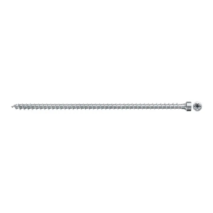 B-Ware Fischer Vollgewindeschraube Tx40 8x160 Schraube Power Full Ii Zylinder 50 Stück - 4048962445626